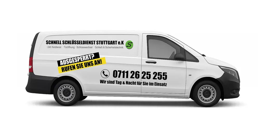 Transporter von Schnell Schlüsseldienst Stuttgart für Türöffnungen in Birkach
