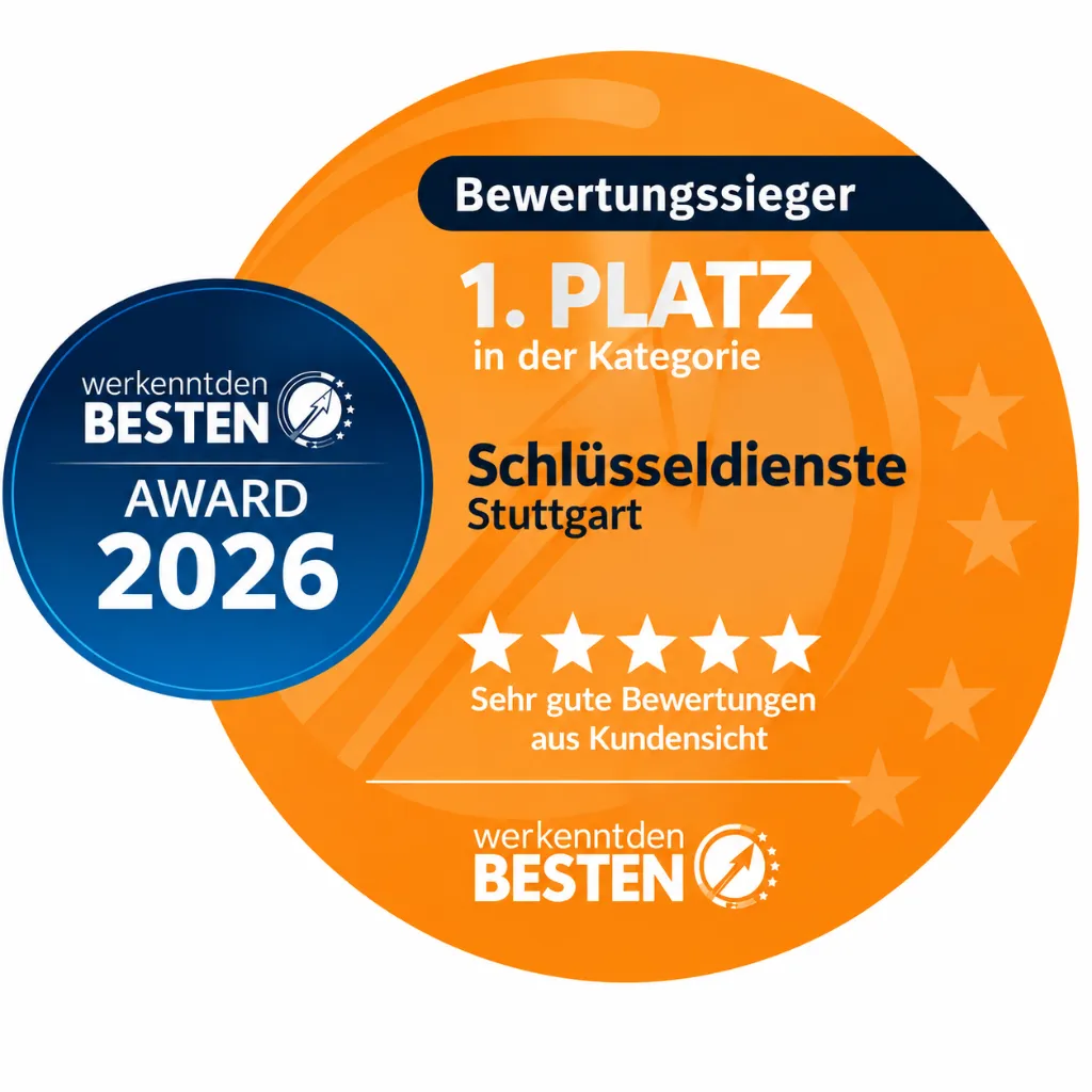 werkenntdenBESTEN Award 2026: 1. Platz Schlüsseldienste Stuttgart für Schnell Schlüsseldienst Stuttgart